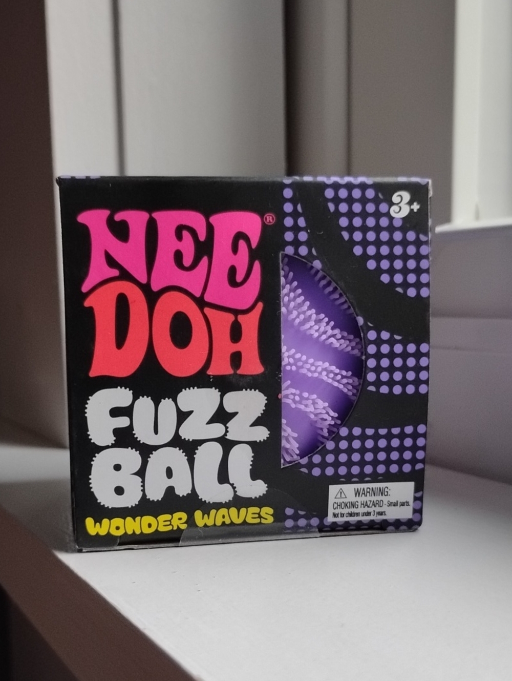 NeeDoh Fuzz Ball Wonder Waves - Purple, Needoh Fuzzball Fidget Squishy